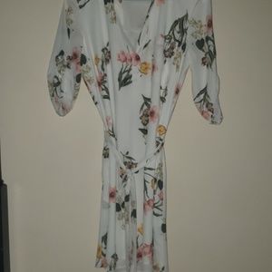 New York and co.  floral shirt dress